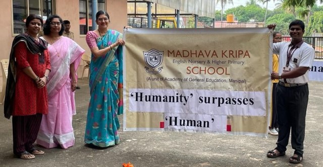World Human Rights Day Rally at Madhava Kripa, Manipal